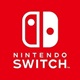 The Nintendo Switch logo against a red background